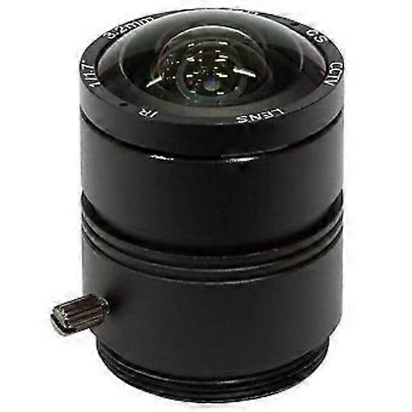 120 Degree Ultra Wide Angle Lens for HQ Camera, 3.2mm Length with Manual Focus