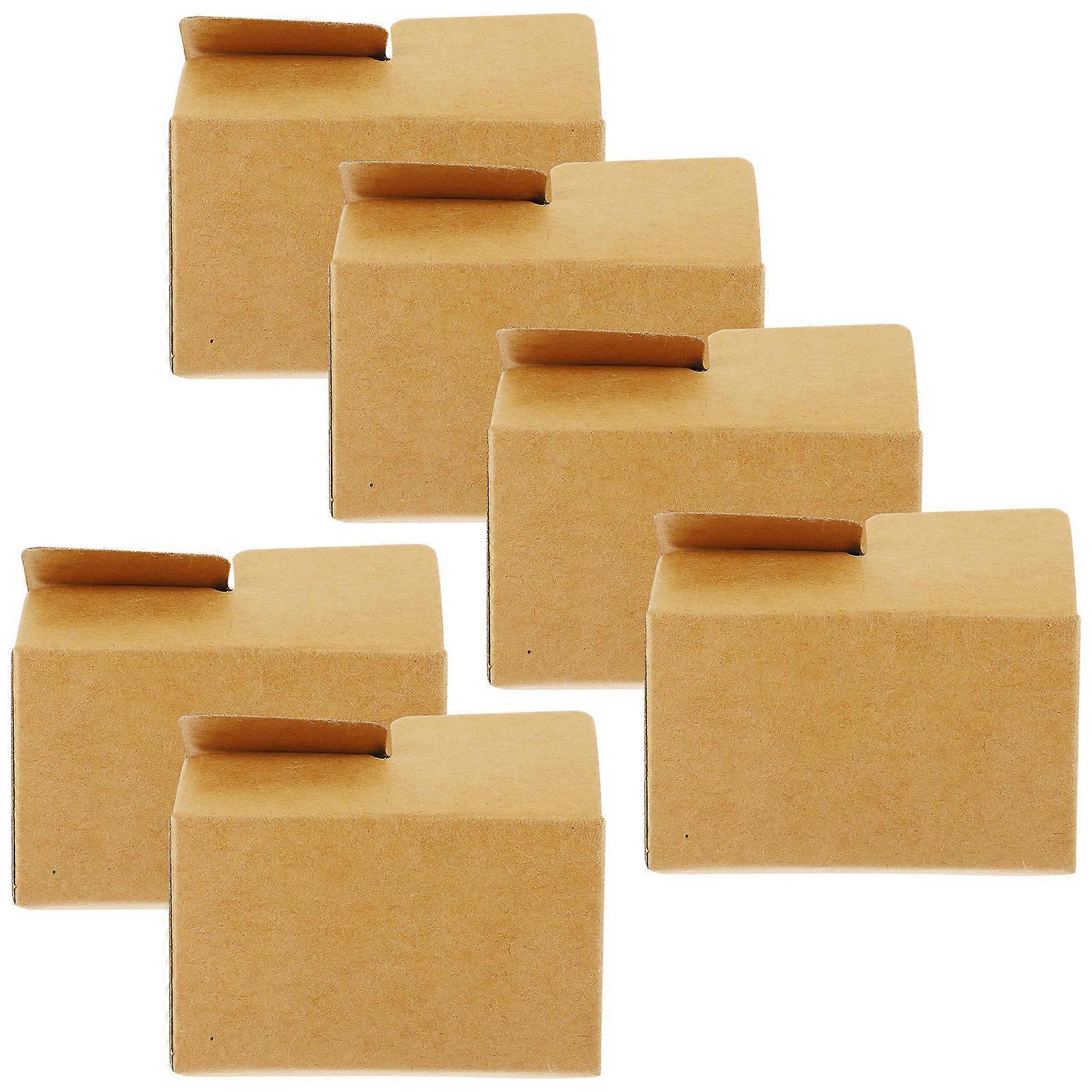 Mini Box Ornament Miniature Box Decor Paper Rectangular Toy For Children 10Pcs