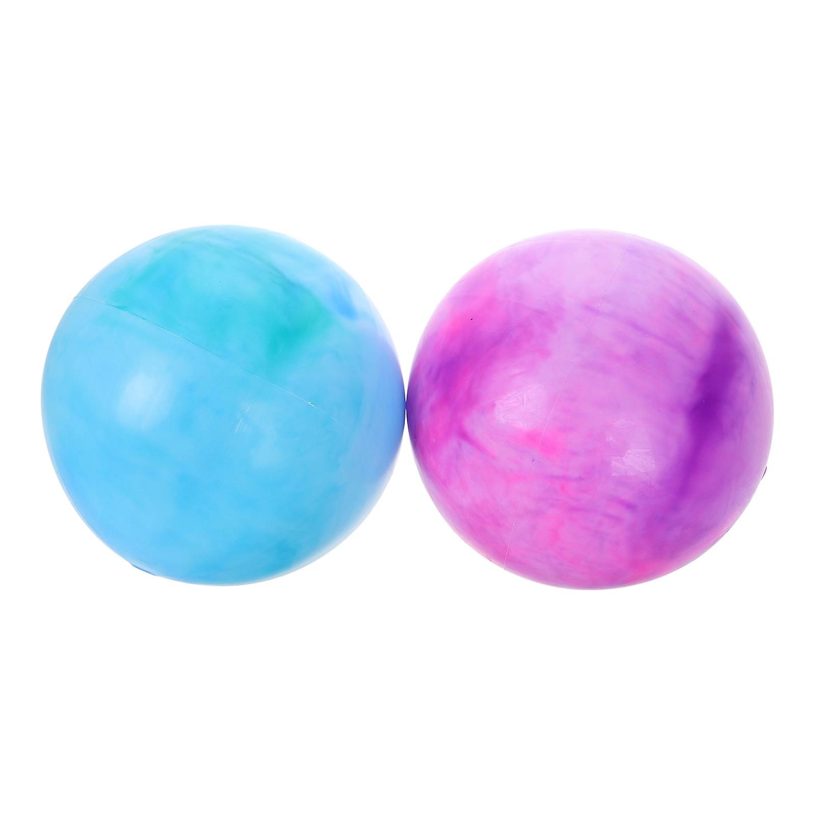 Inflatable Beach Balls for Pool and Fitness Use PVC Durable Summer Fun 2pcs