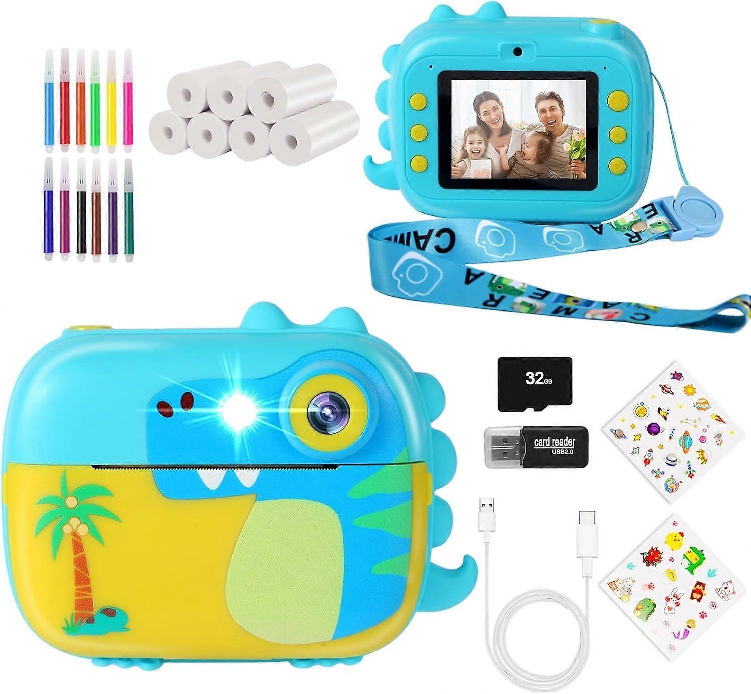 2025 Newest Children's Camera Instant Print, Children's Digital Camera Toy with