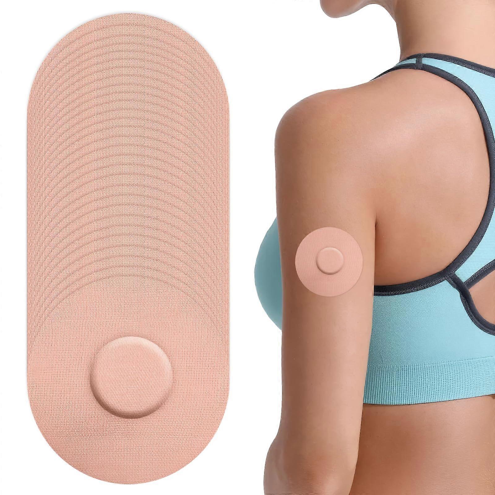 Sensor Plasters for Freestyle Libre 3 Pack of 30, Waterproof Stretch Fabric, Skin-Friendly Self-Adhesive, Non-Stick Center