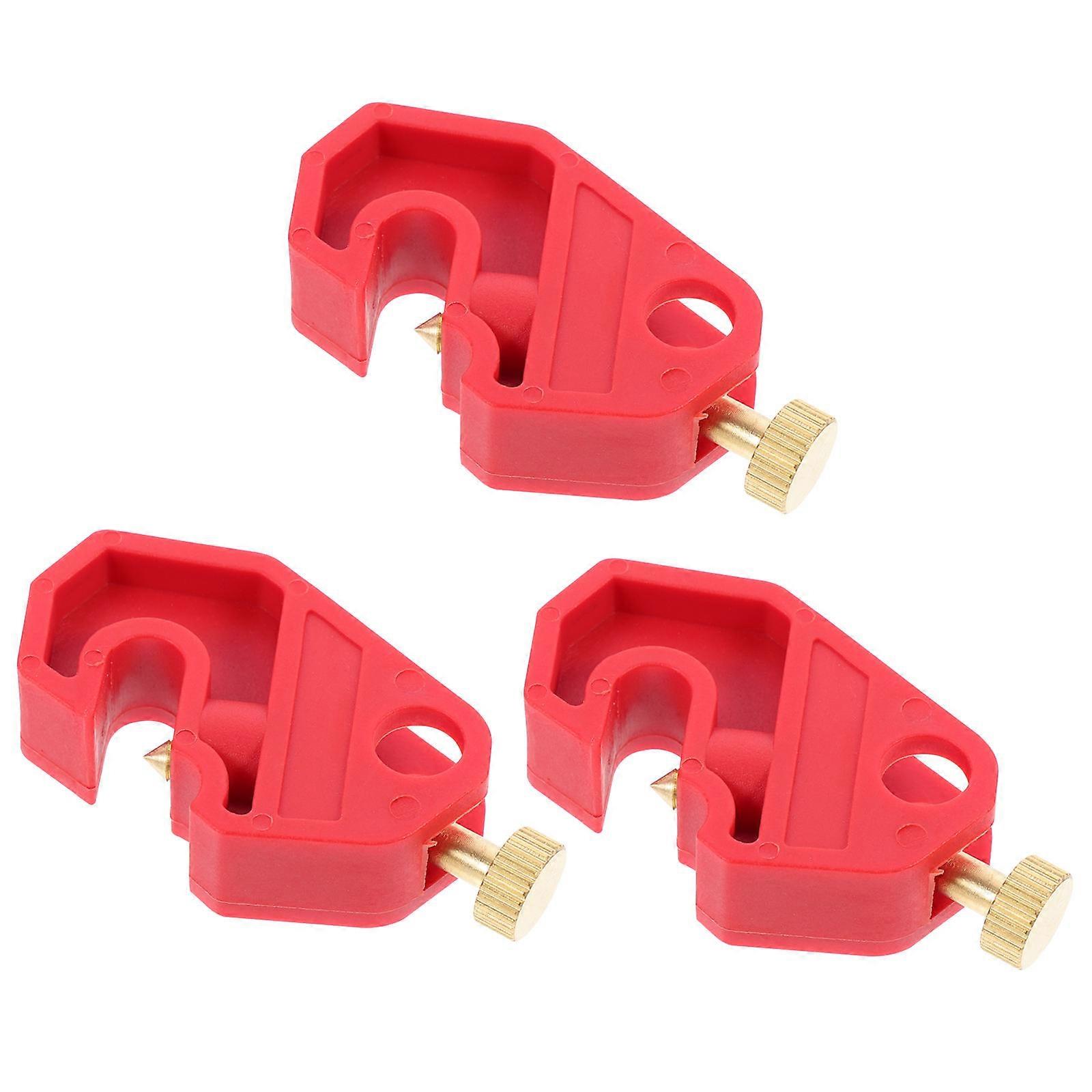 Circuit Safety with Red Plastic Buckles for 3pcs Size 1.57Inches