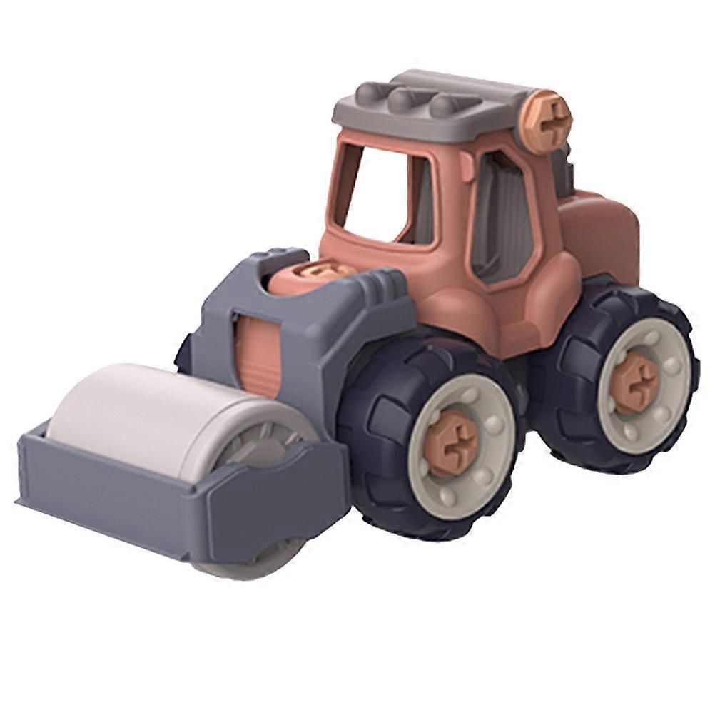 Assorted Color Plastic Assembly Car Toy for Kids with Detachable Nuts and Screwdriver 1 Set