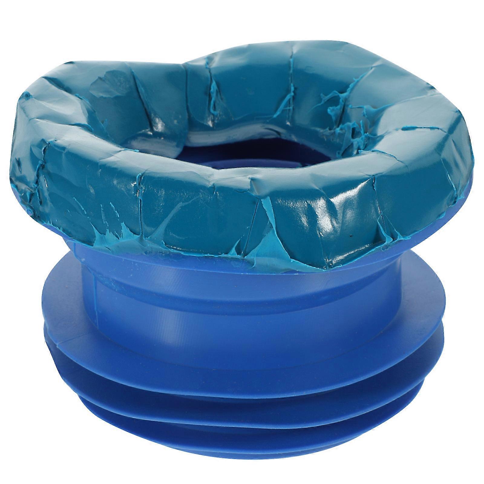 Rubber Toilet Bowl Sealing Ring Odorproof Leakproof Bathroom Installation Drain Pipe Floor Connection Safe Rubber Materials 1Pack