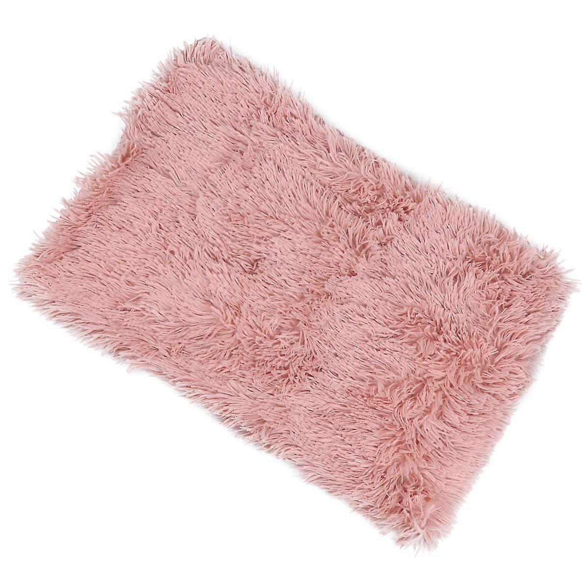 Temperature Regulating Plush Pet Blanket For Puppies And Kittens Suitable For Indoor Use In Size M Pink 1Pcs