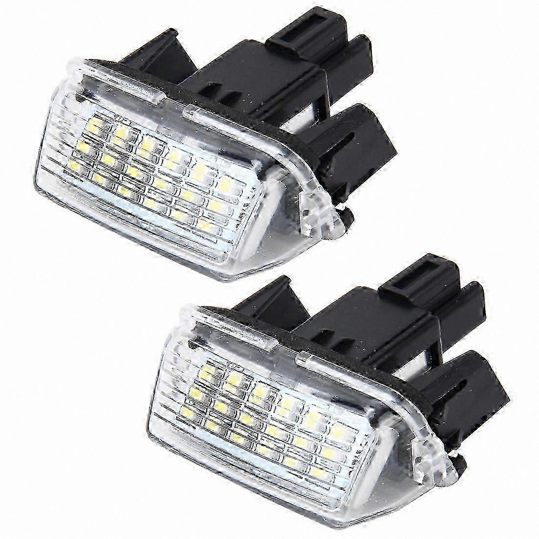 2 Pack Vehicle License Plate Lights with Durable Design