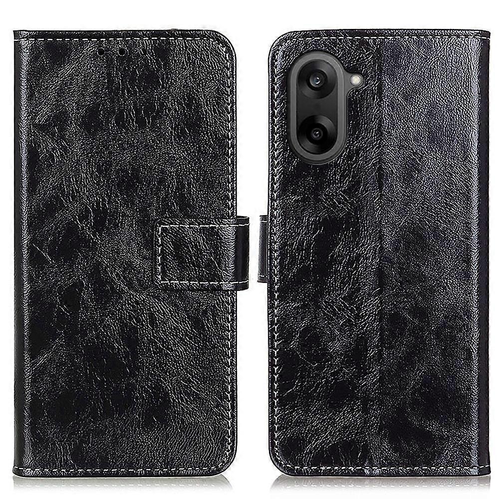 Retro Crazy Horse Texture Leather Phone Case
