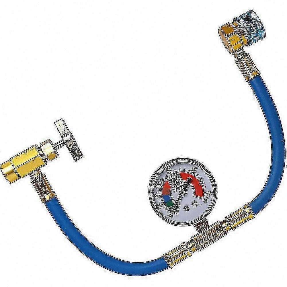 Refrigerant Charging Kit with Quick Coupler Adapter and Can Opener for HVAC Systems