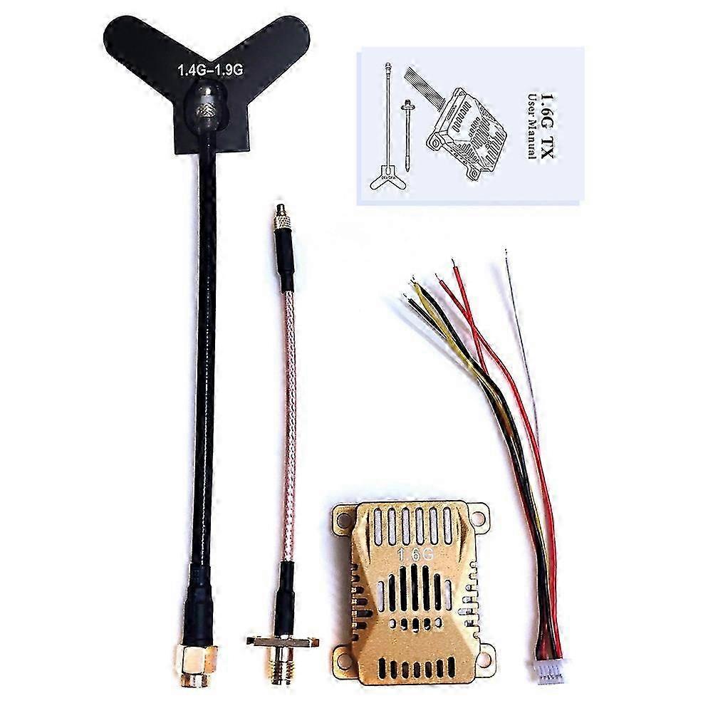 1.6G 3W VTX Kit 16CH FPV Video Transmitter for RC