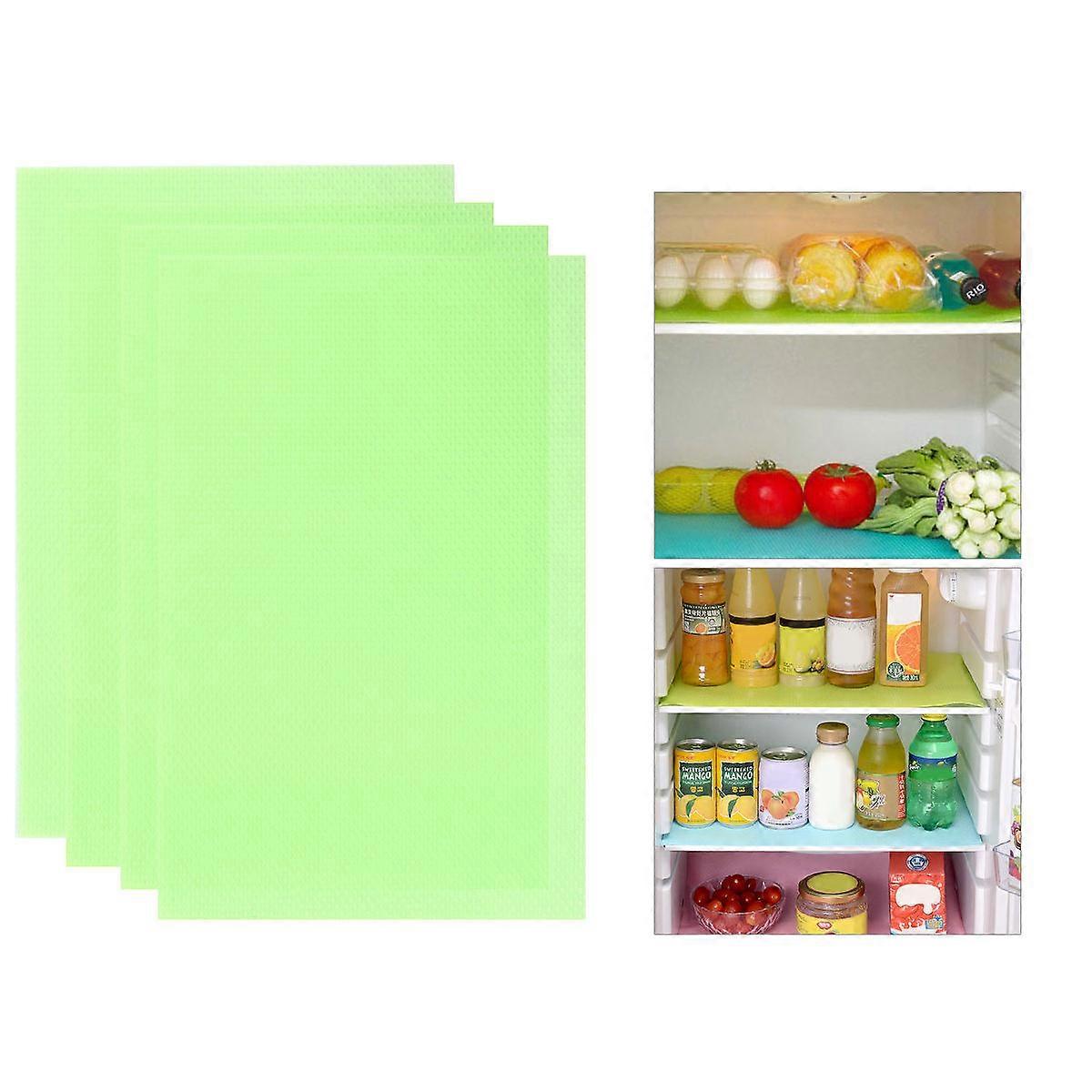 Moisture Absorption Mat Refrigerator Pad Kitchen Use Transparent Green 45.00X30.00X0.10CM