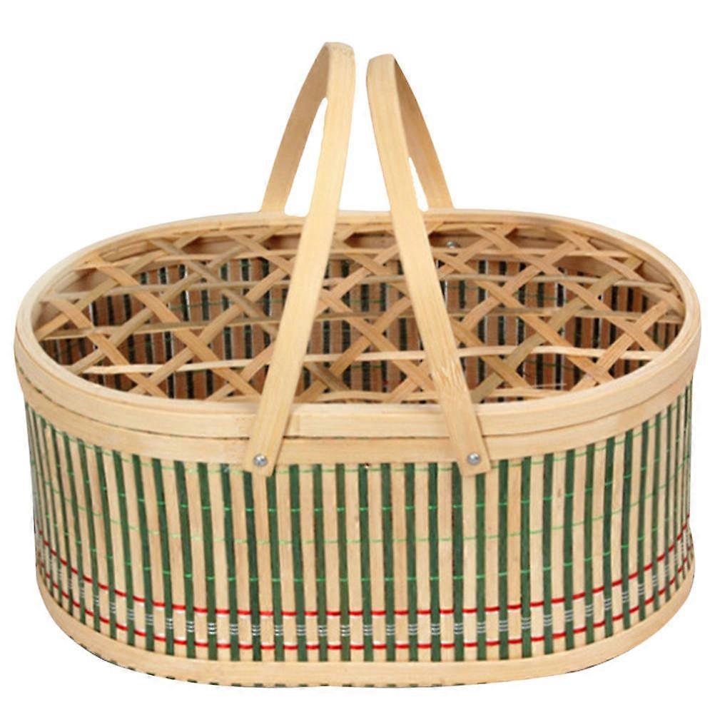 Handgemaakte eierhouder, bamboe constructie, perfect paasaccessoire