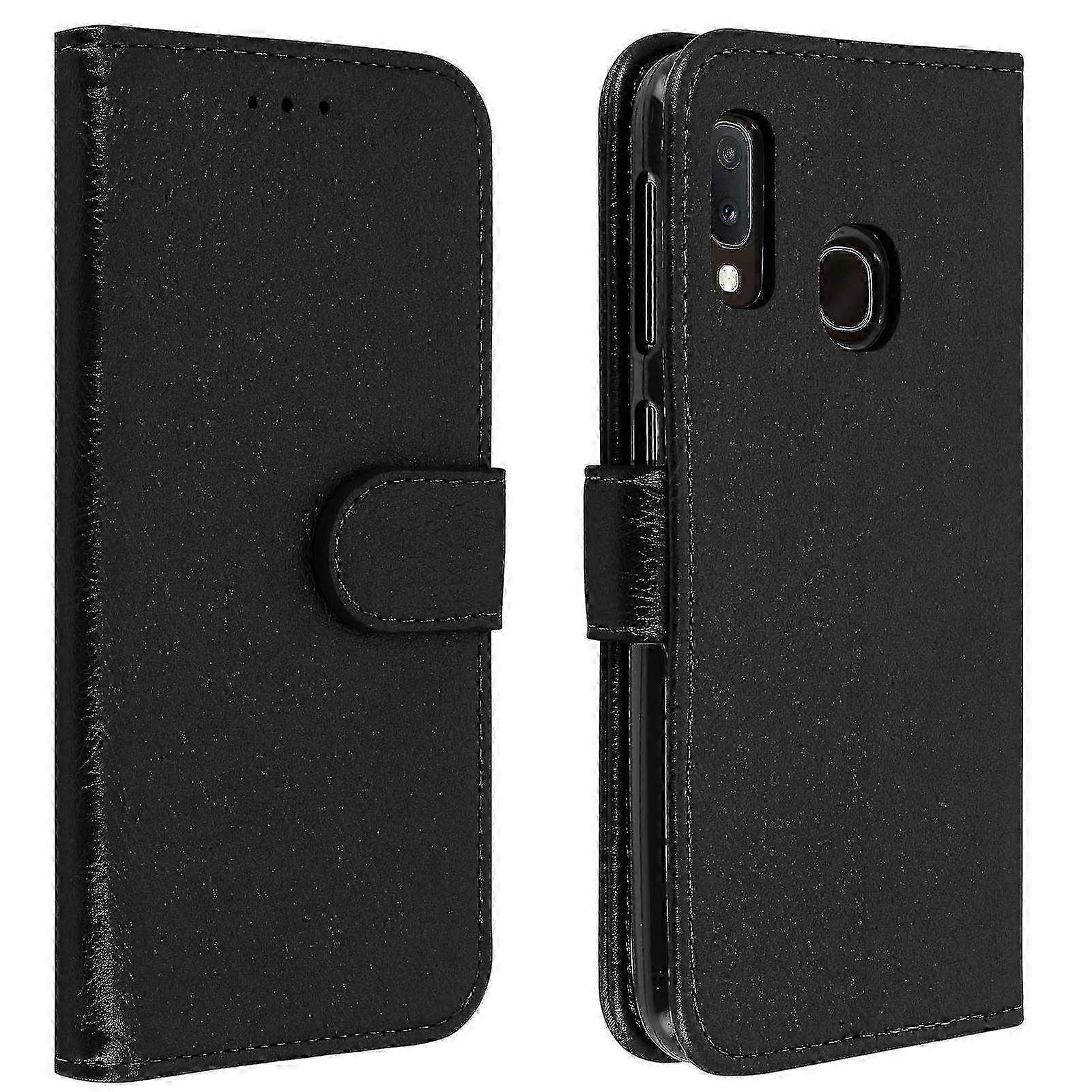 Galaxy A20e Magnetic Case Wallet Stand in Rose Gold Color