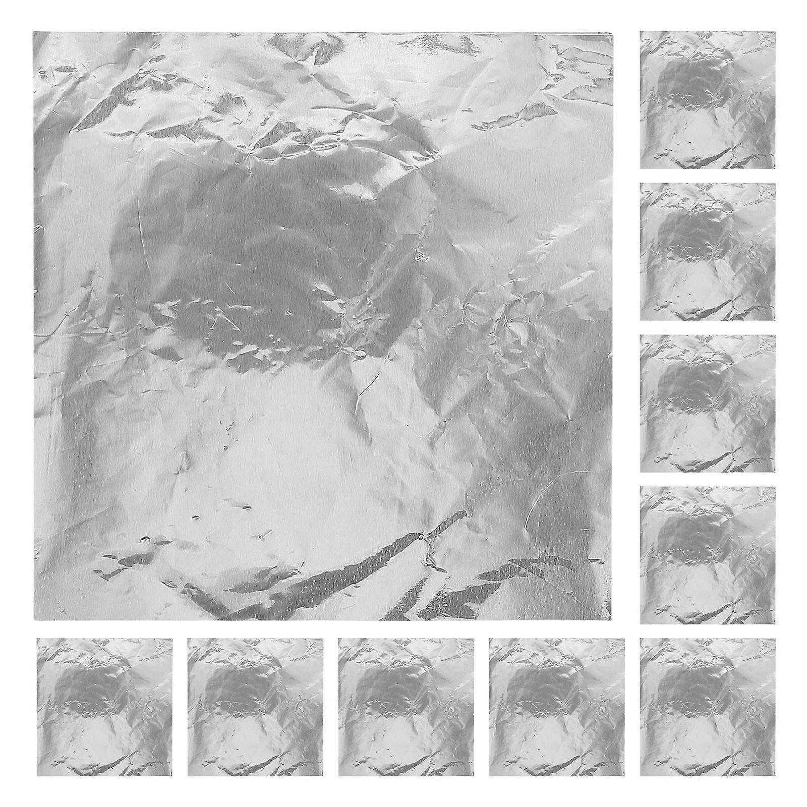 100pcs Foil Candy Wrappers, Elegant Chocolate Wrapping Paper for Homemade Treats, Small Citrus and Confections, Stylish Design for Christmas