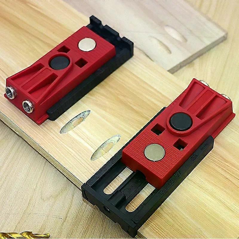 Multifunctional Woodworking Angle Adjustable Punch ABS Plastic Magnetic Punch Woodworking Tools 40JE