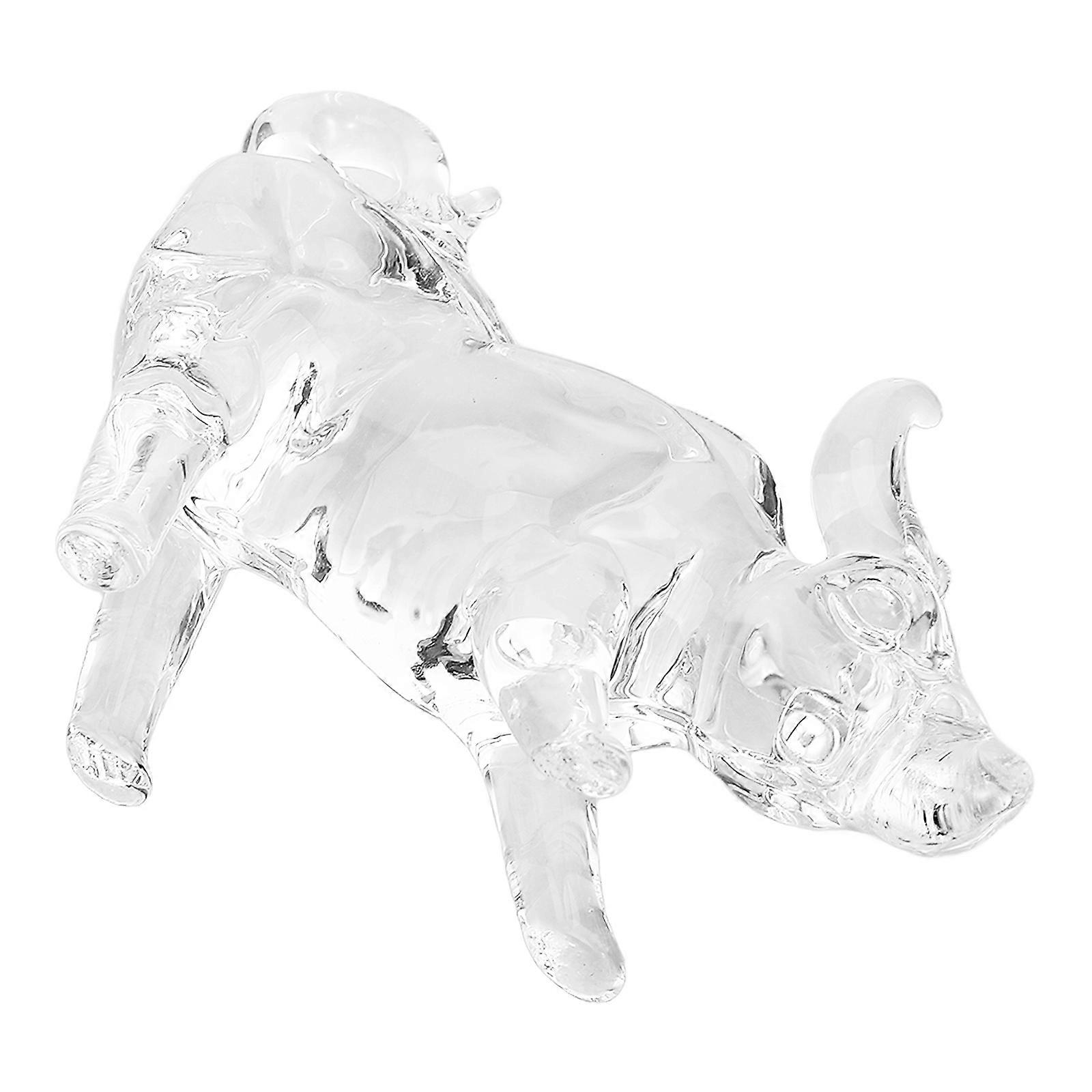 Elegant Crystal Animal Statue With Flat Bottom Design Perfect For All Occasions Including Anniversaries And Holidays 1Pack