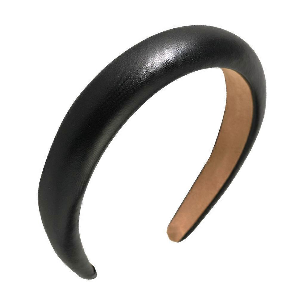 Black Cloth Hair Band for Decoration Durable Headwear Perfect for Everyday Wear Size 1.5 Inches