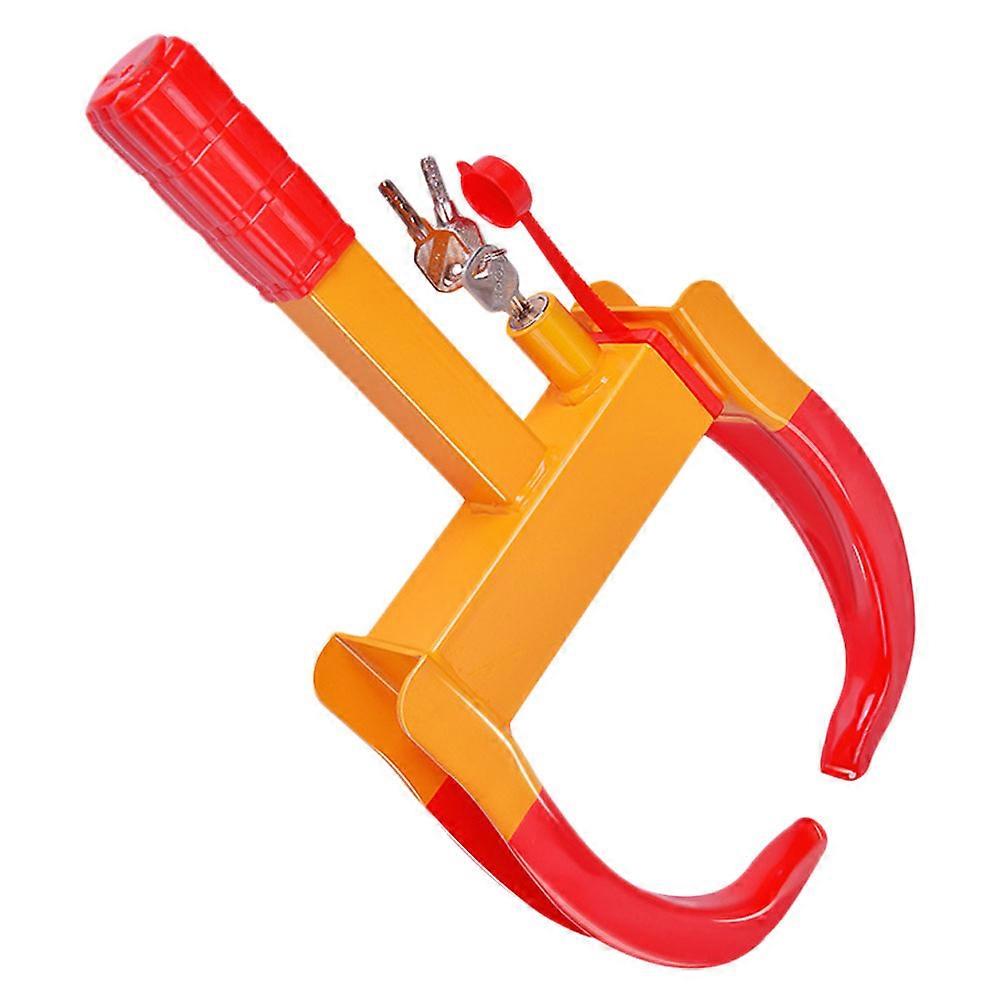 Car Wheel Lock Anti-Theft Clip Designed For Automotive Security With High-Strength Steel Plate 1Set