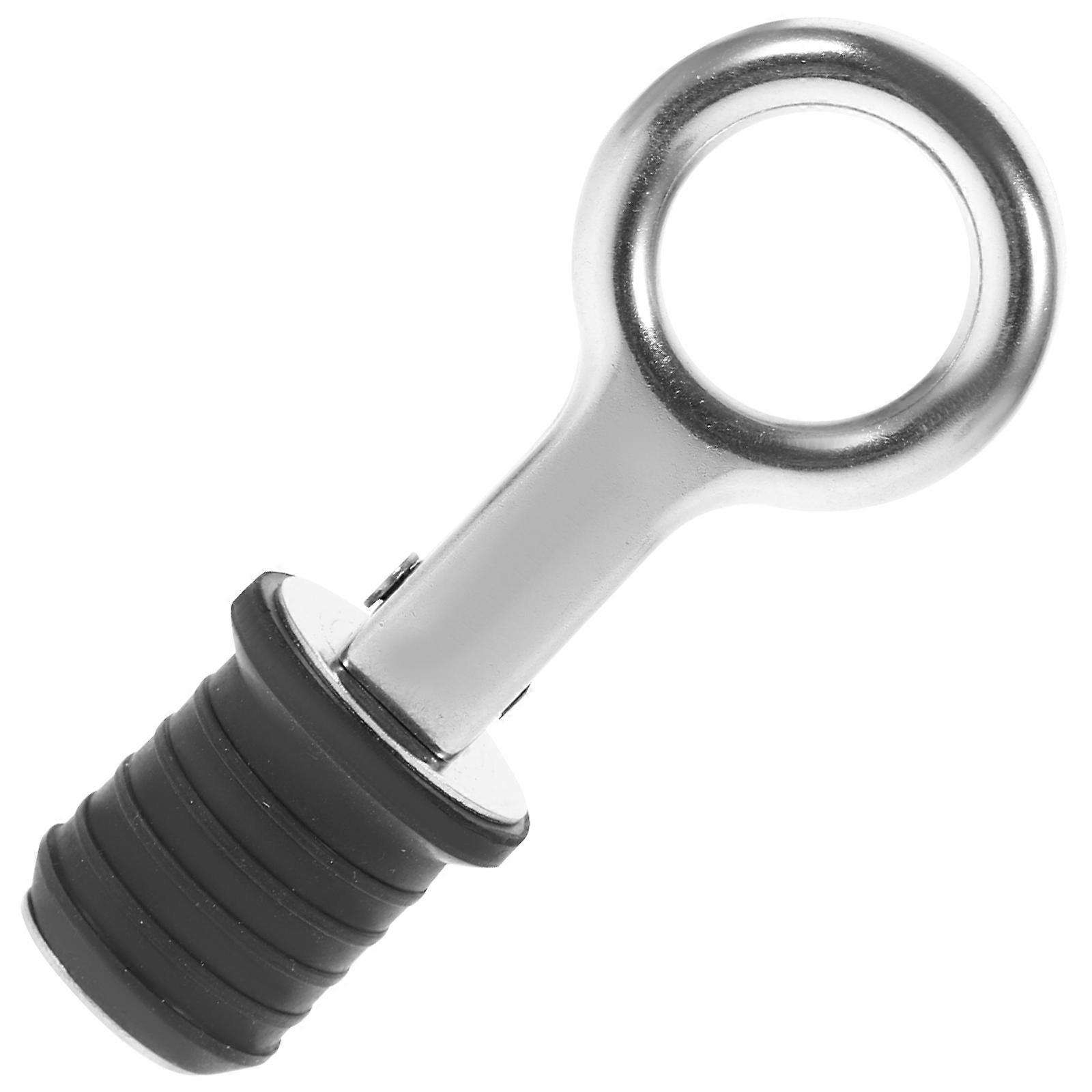 Stainless Steel Drain Plug for Kayaks Use Silver Color Sufficient Quantity Ensures Comfortable