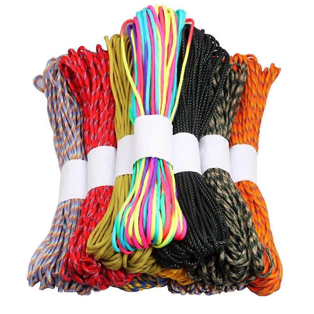 Black Polypropylene Fiber Paracord Rope for Camping 30 5m Long with High Abrasion Resistance Ideal for Outdoor Survival Activities