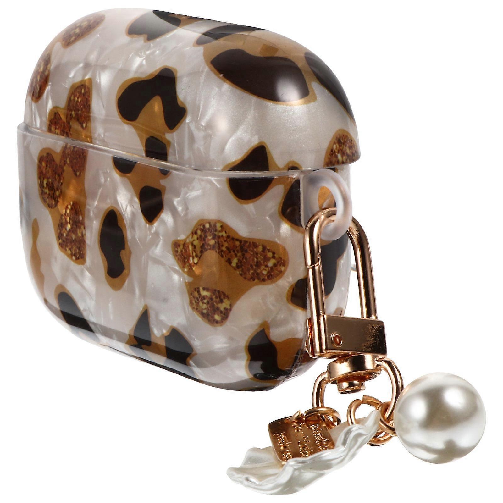 Stylish Earphone Case with Pearl Chain for Made of Durable TPU in Assorted Colors