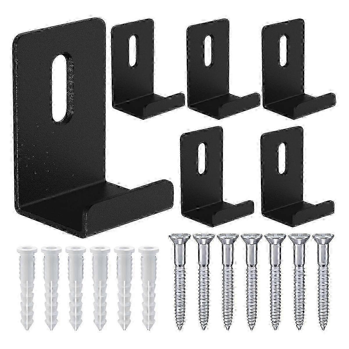 Set of 6 Metal Mirror Clips 3/4 Wide Channel Hanger for Large Heavy Durable Retainer Compatible with Mirrors-B14