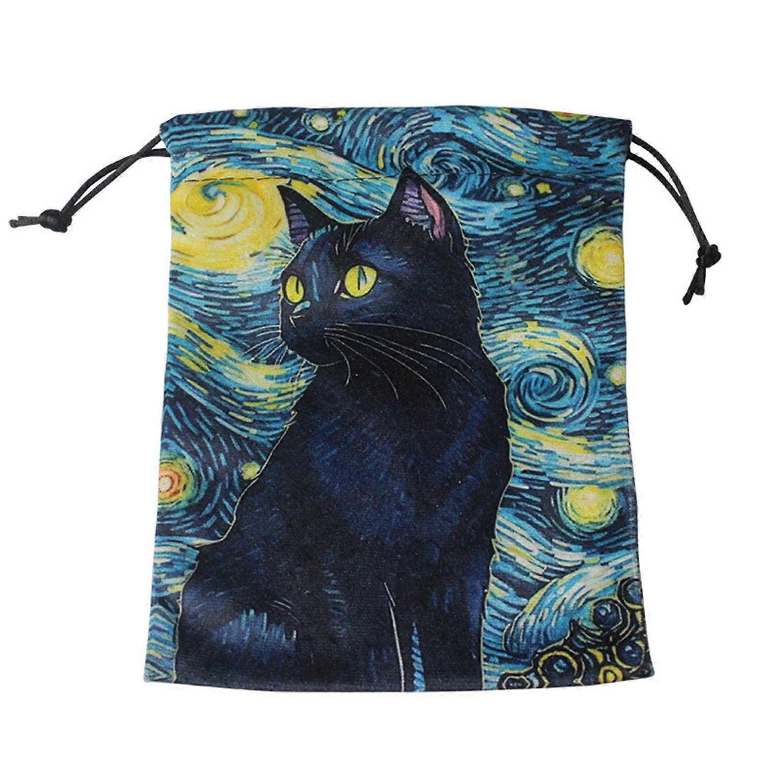 Jewelry Dice Card Gift Bag Drawstring Storage Bag For Divination Tarot And Oracle Cards Beaver HMK06