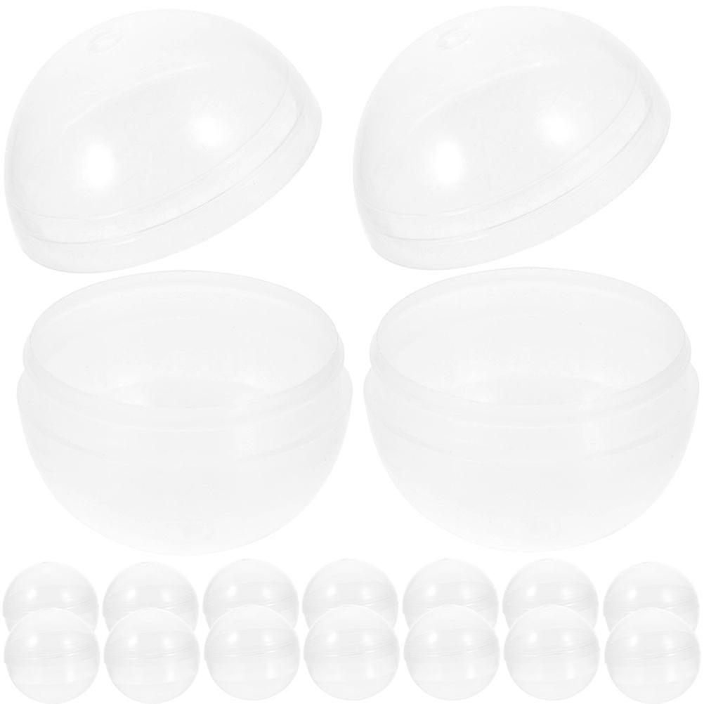 50 pcs Vending Machine Empty Capsules Toy Vending Machine Round Clear Capsules