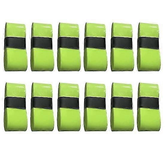 Unbrand 12Pcs Pickleball Grip Tapes Self-Adhesive Slip Resistant Super Absorbent Vivid Color Univers
