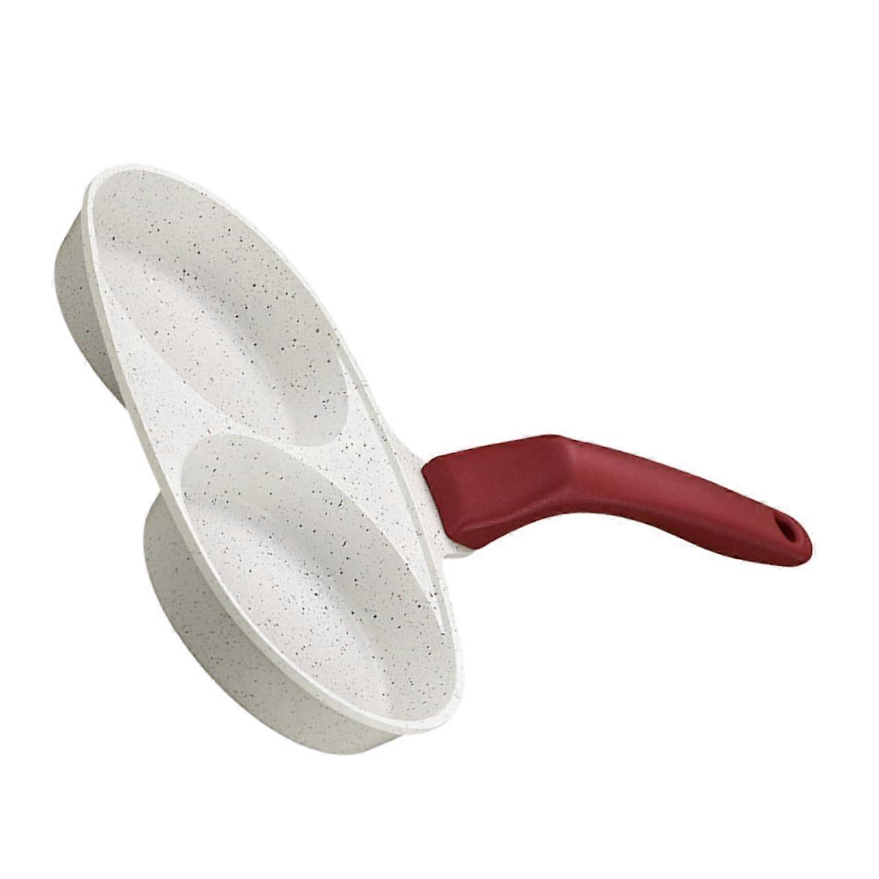 2Cup NonStick Omelette Pancake Pan Small Induction Frying Pan for Poached Eggs Egg NonStick Frying Nonstick Skillet