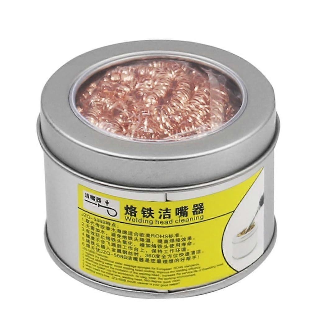 Soldering Iron Mesh Filter Cleaning Nozzle Tip Metal Wire Cleaner for Soldering Station Dross Box