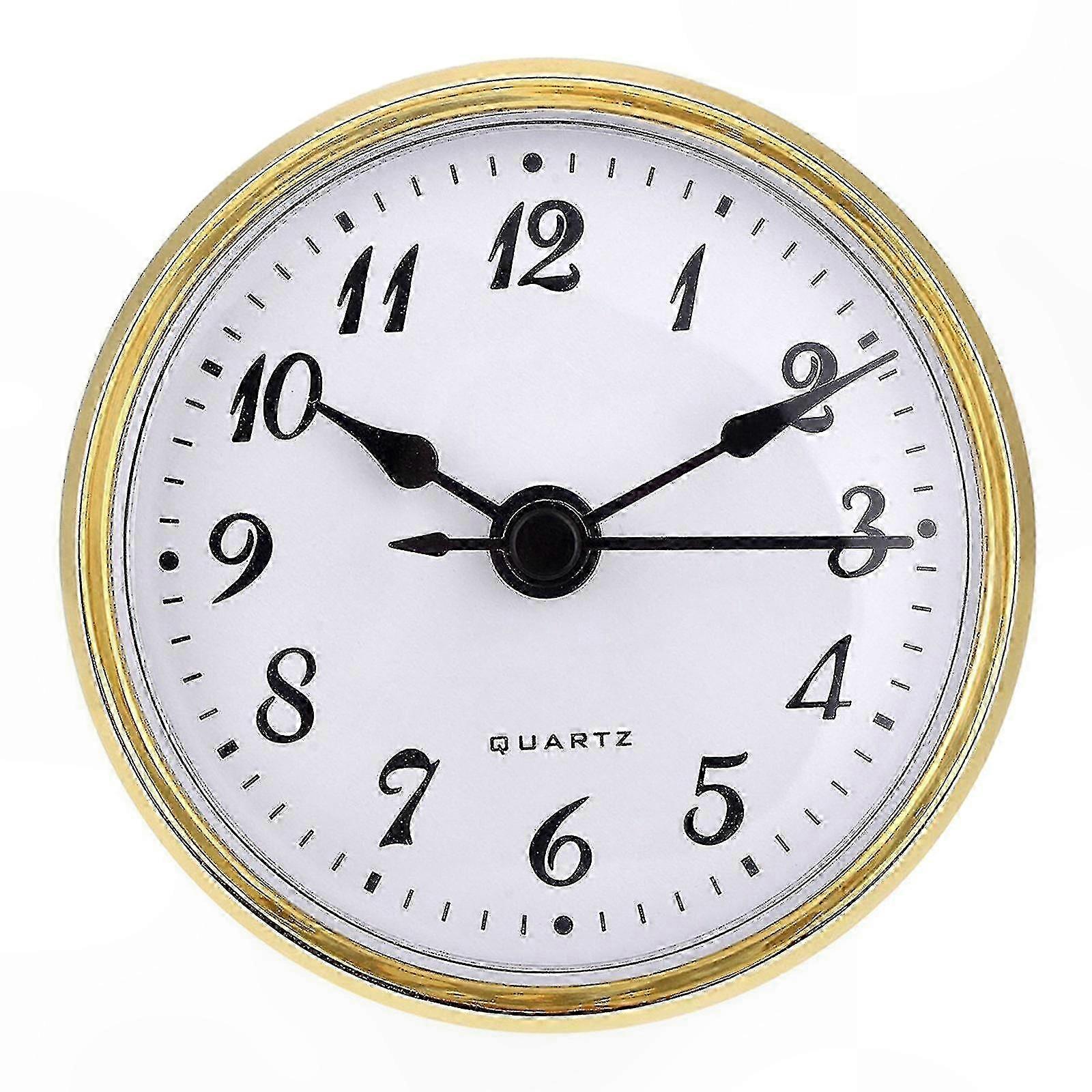 Quartz Clock Movement Insert with 70mm Diameter and Number Design for Crafting