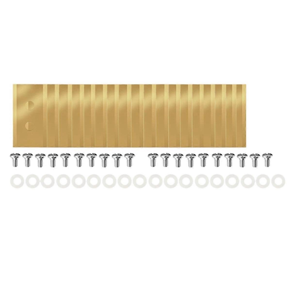 18Pcs Replacement Blades Compatible for Luba & Yuka All Series Replacement Robotic Lawnmower Blades