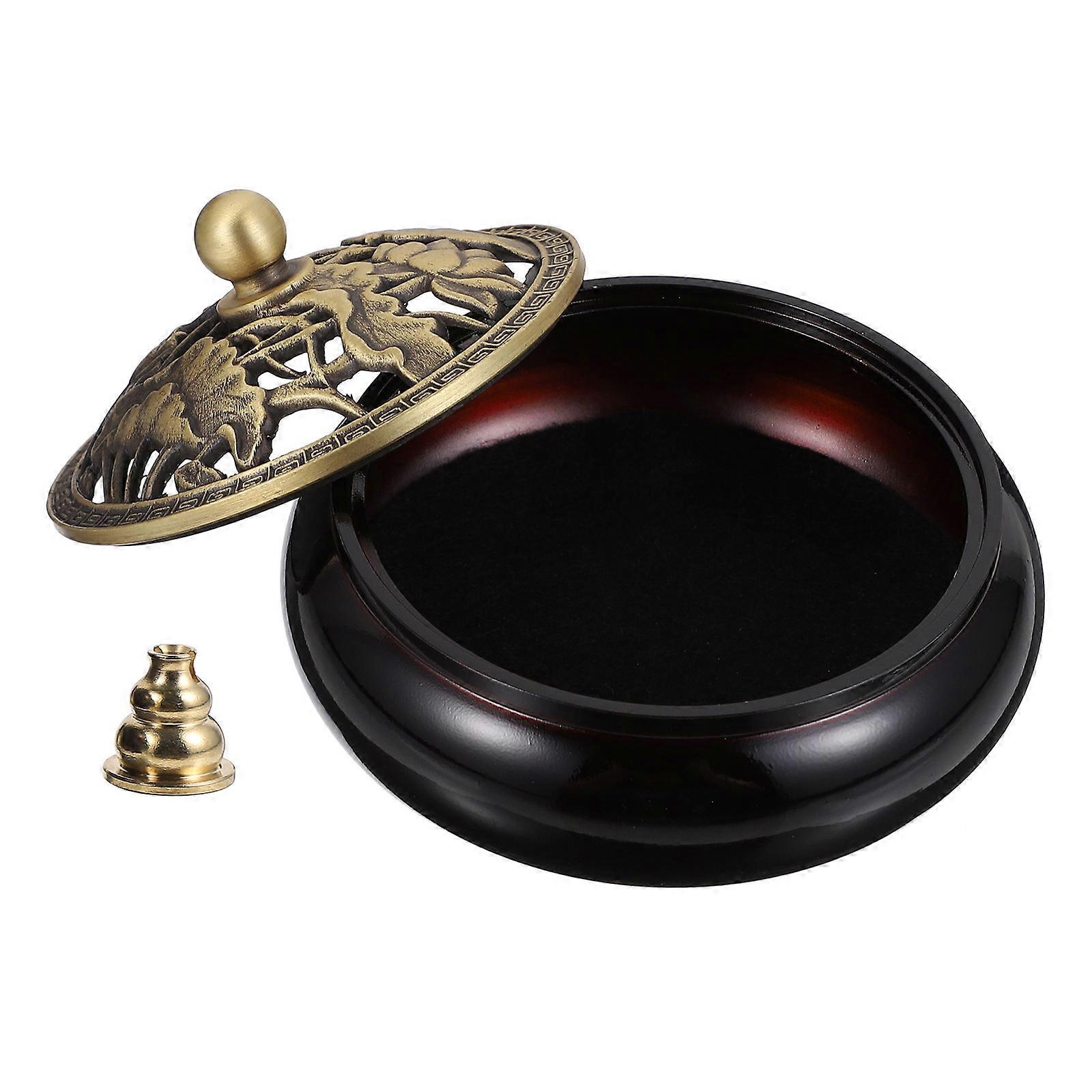 Copper Tea Ceremony Censer Bedroom Incense Burner Improvement 1Set