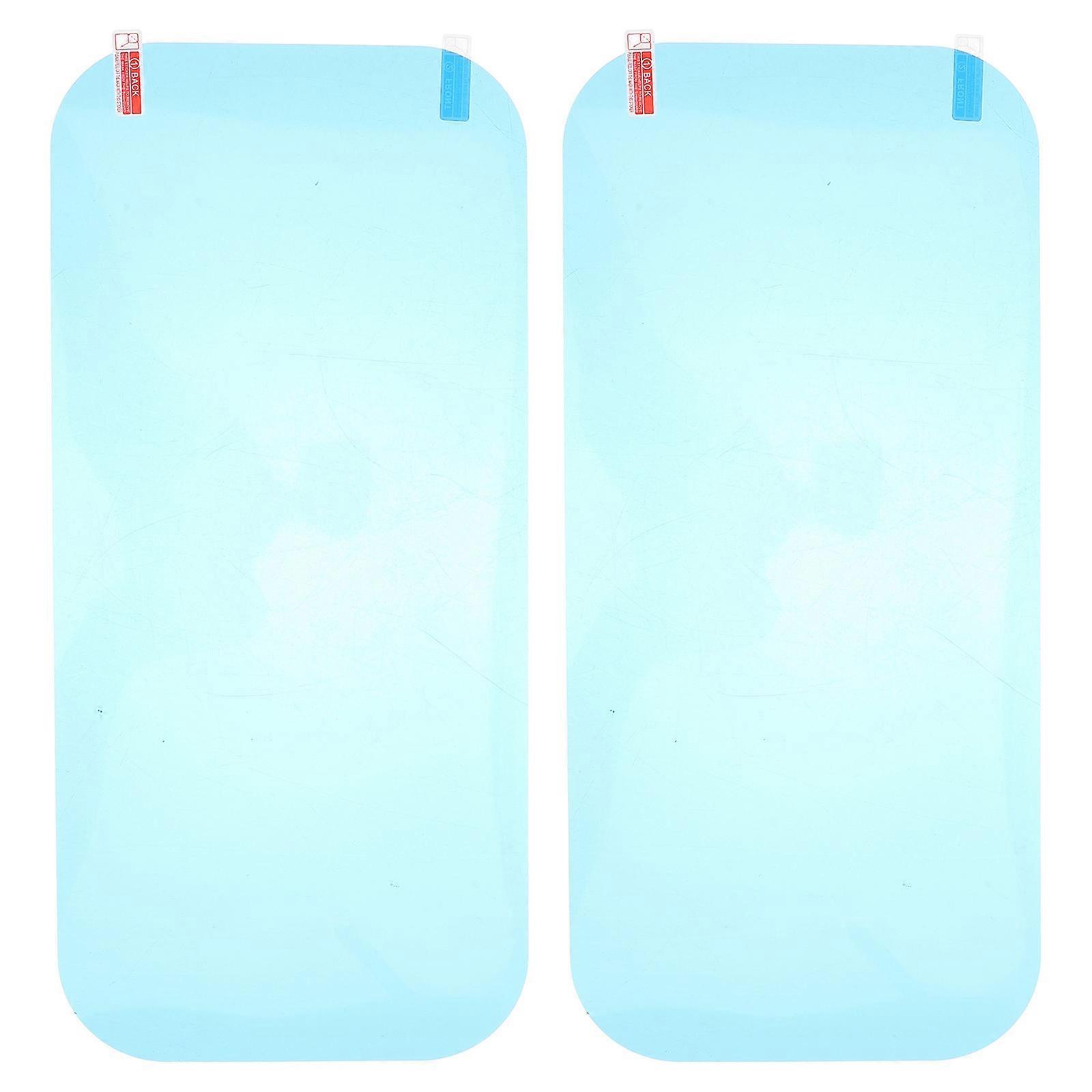 Car Mirror Rainproof Glare Fog Protector Film   2pcs, Scratch Resistant, Easy Installation for Side Rearview Mirrors in Rainy and Foggy Conditions