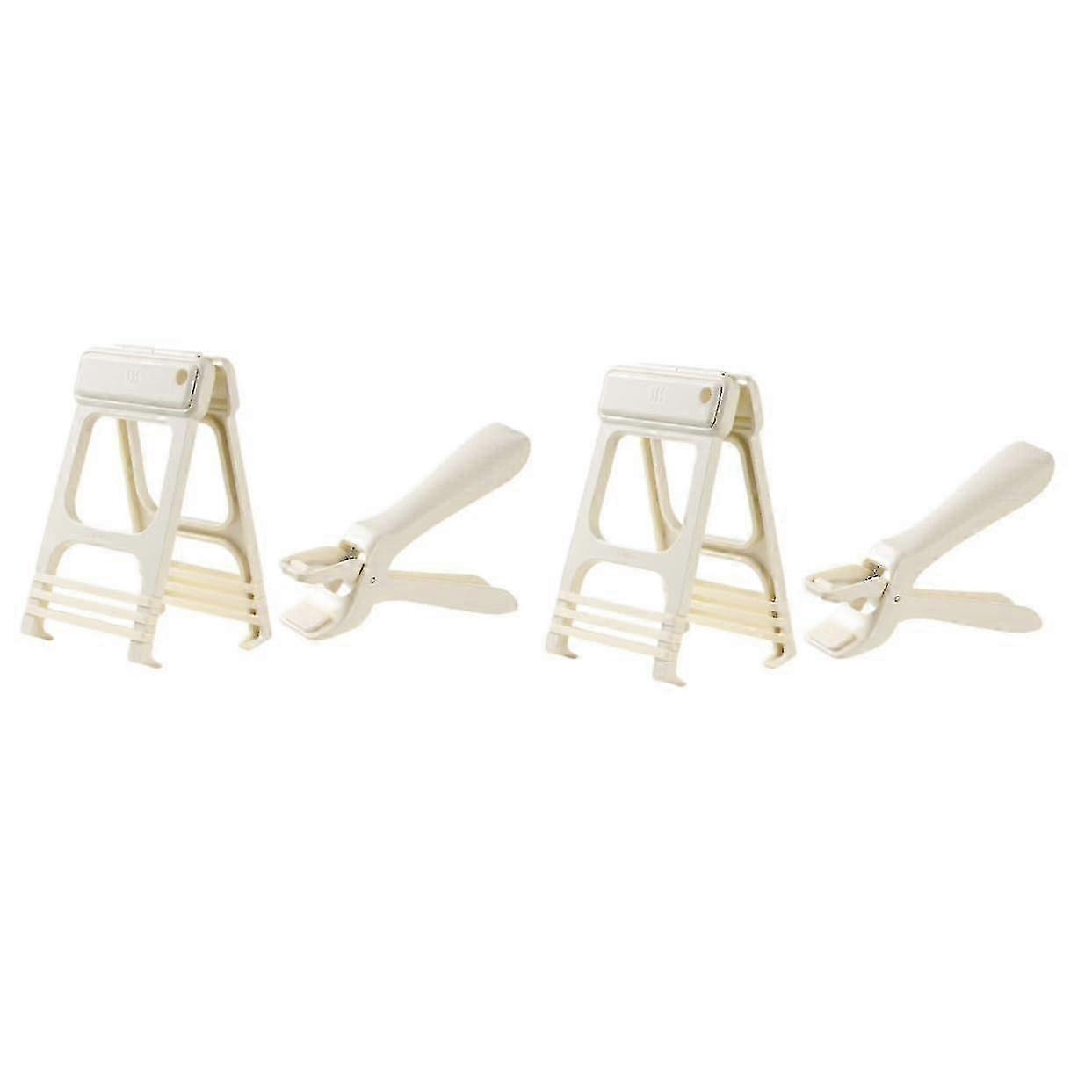 2-Piece Non-Slip Bowl Clip Set with Anti-Scald Design, Plate Lifter 18.5x10.5x2cm (2pcs) for Secure Handling