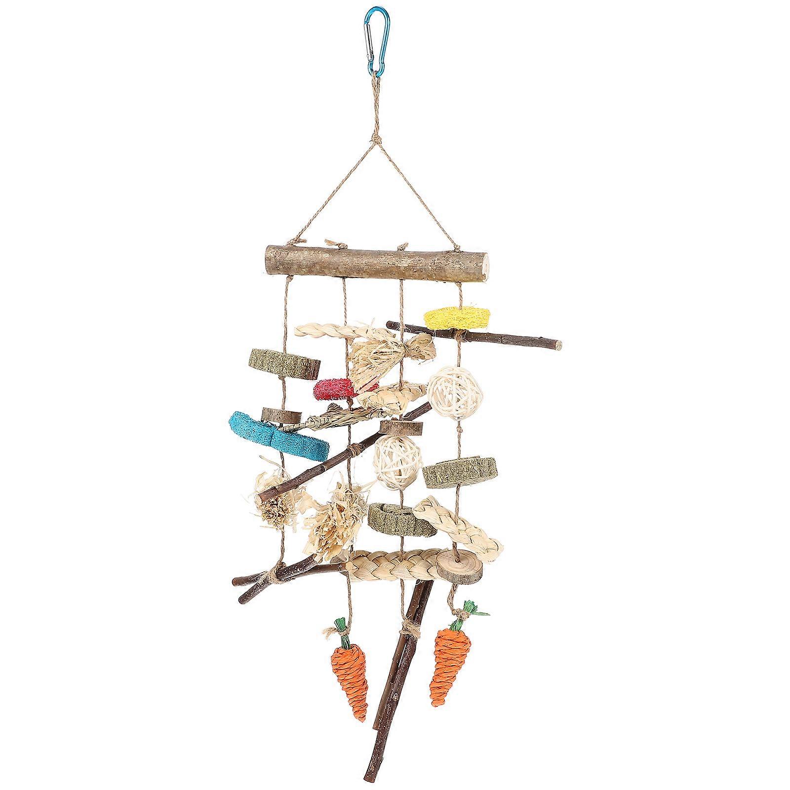 Molar Toy Pet Chew Toy Small Pets Cage Use Wooden for 1 Set