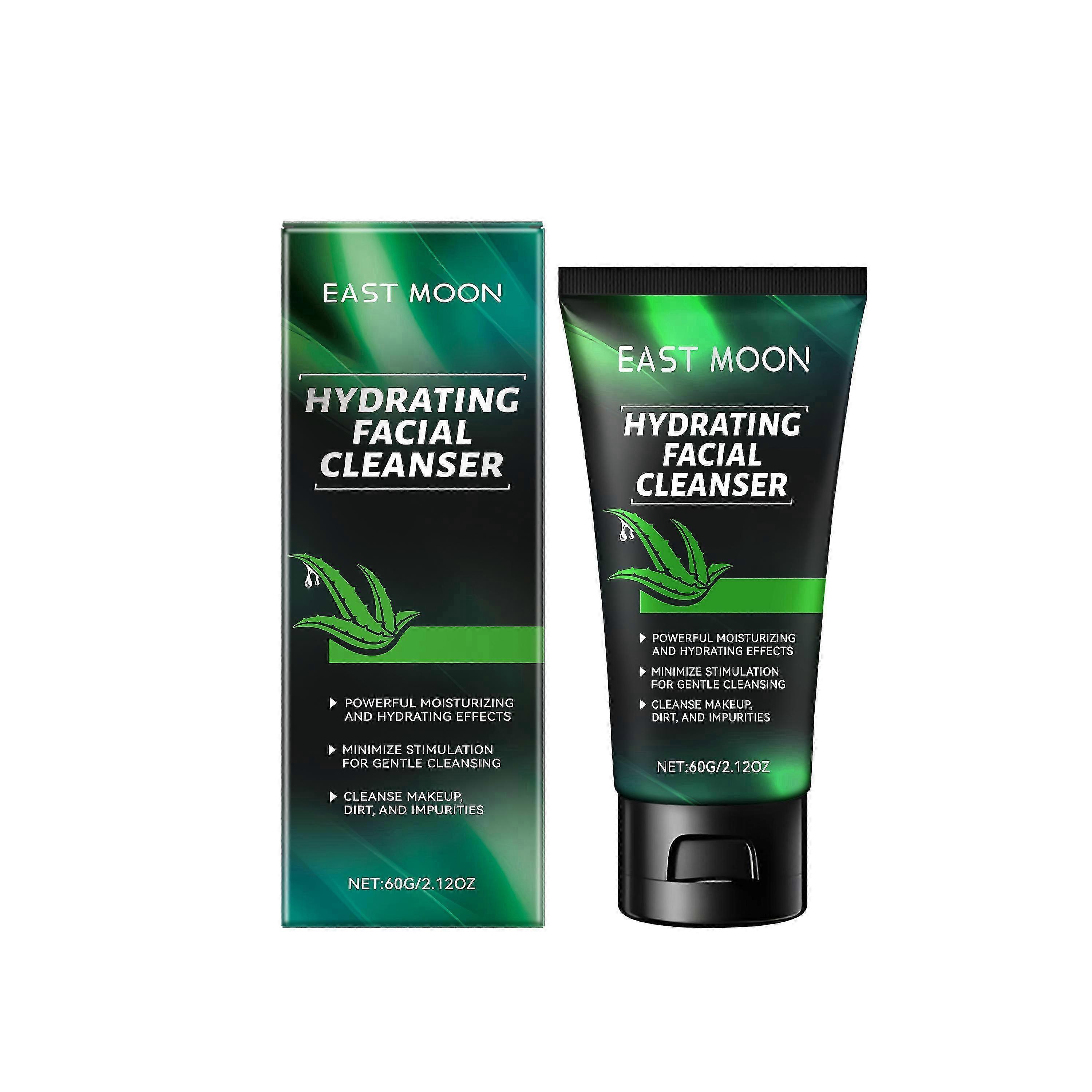 East Moon Gentle Moisturizing Facial Cleanser Moisturizing and Cleansing Facial Skin Refreshing and Non Tightening Facial Cleanser