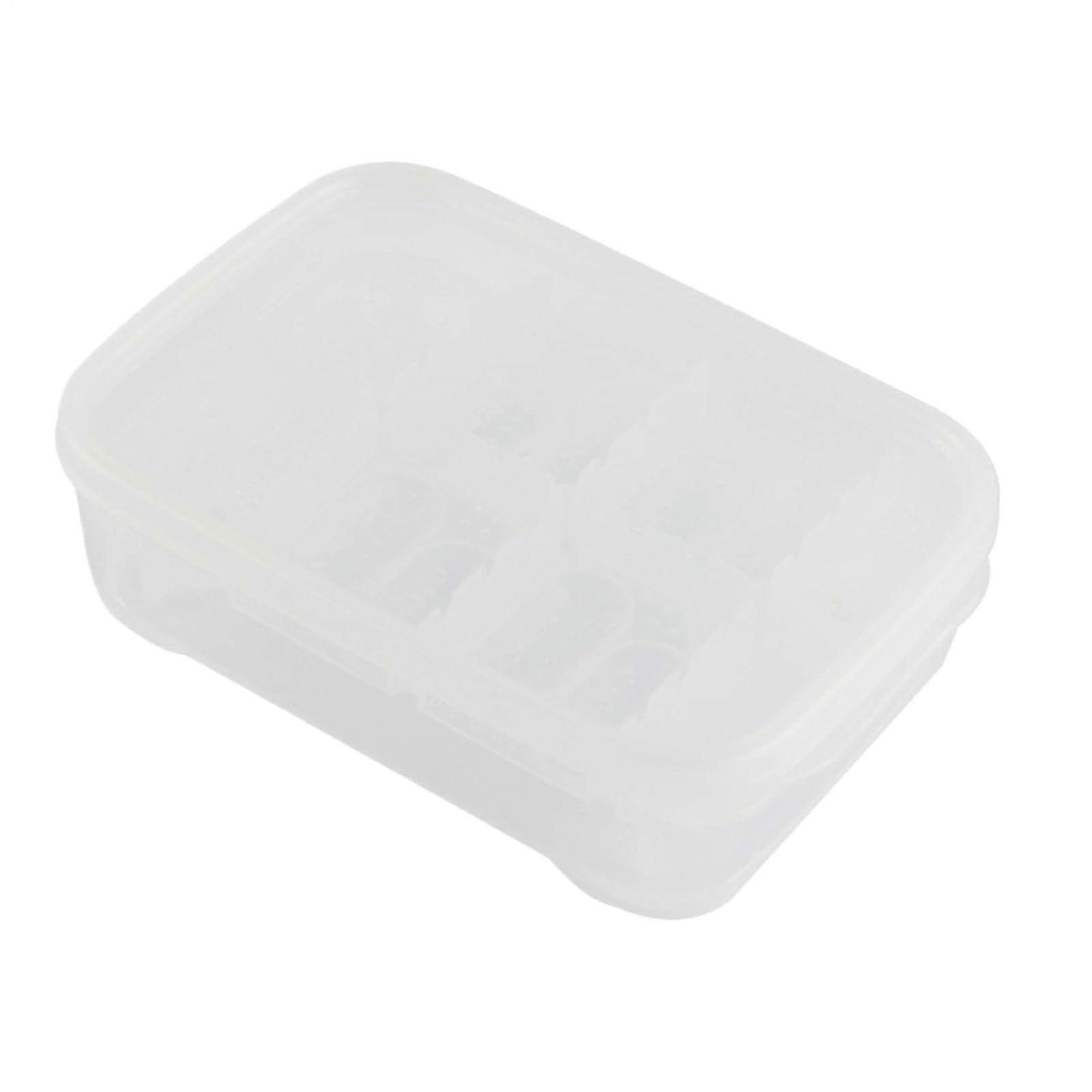 Snake Terrarium, 14 Grid Gecko Hatching Basin, 7.09x5.12x1.97 inches Transparent Reptile Box Ref: 7832