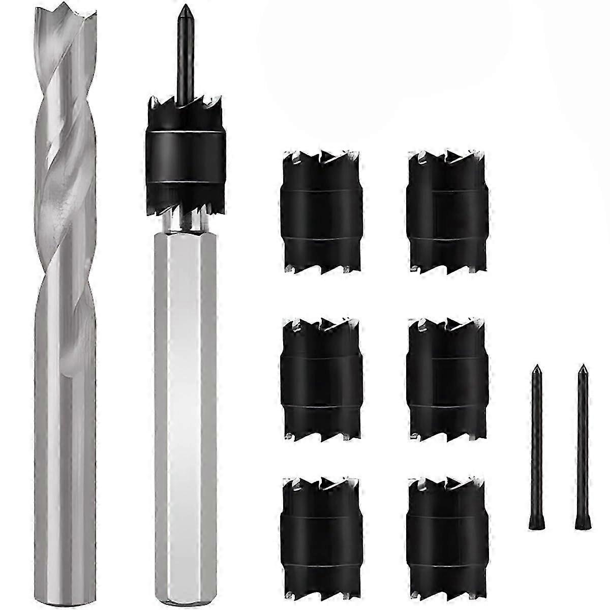 10Pcs Spot Weld Cutter Sets Double Sided for Power Drill Spot