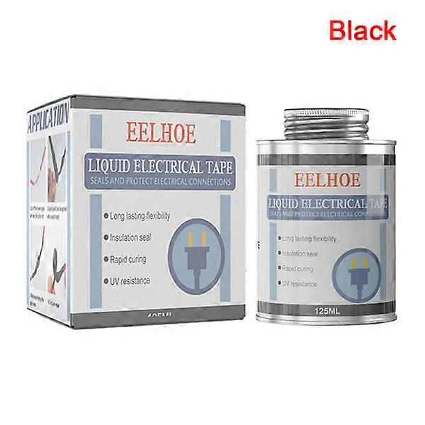 IC 125ml Protective Insulation Electrical Tape Tube Paste Insulation Black