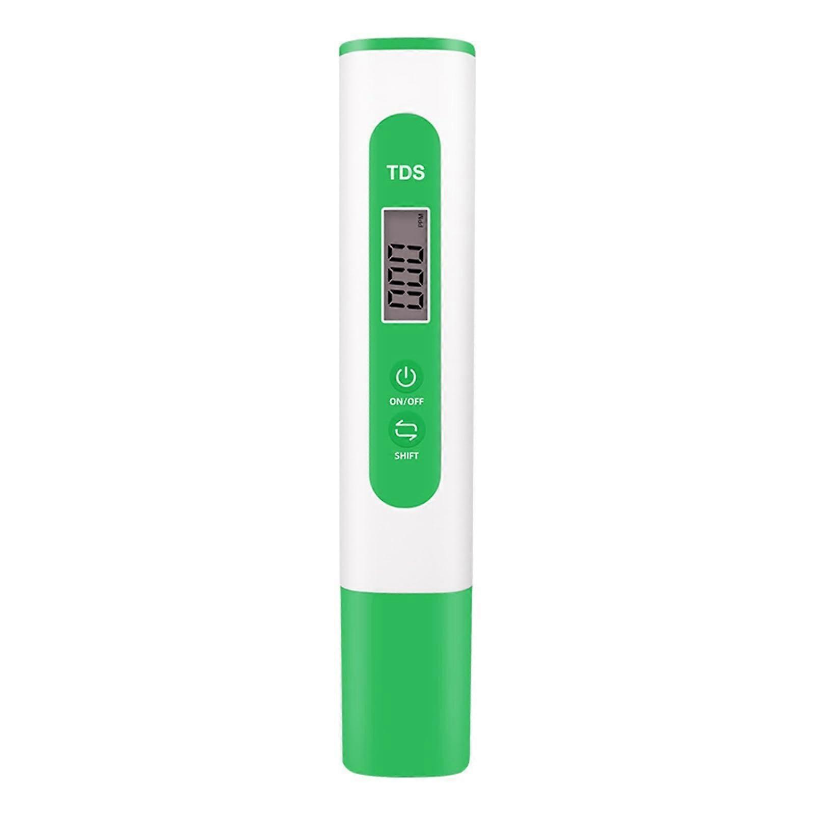PH EC TDS Meter Green Temperature Pen Water Purity Tester For Hydroponics Aquarium Monitor