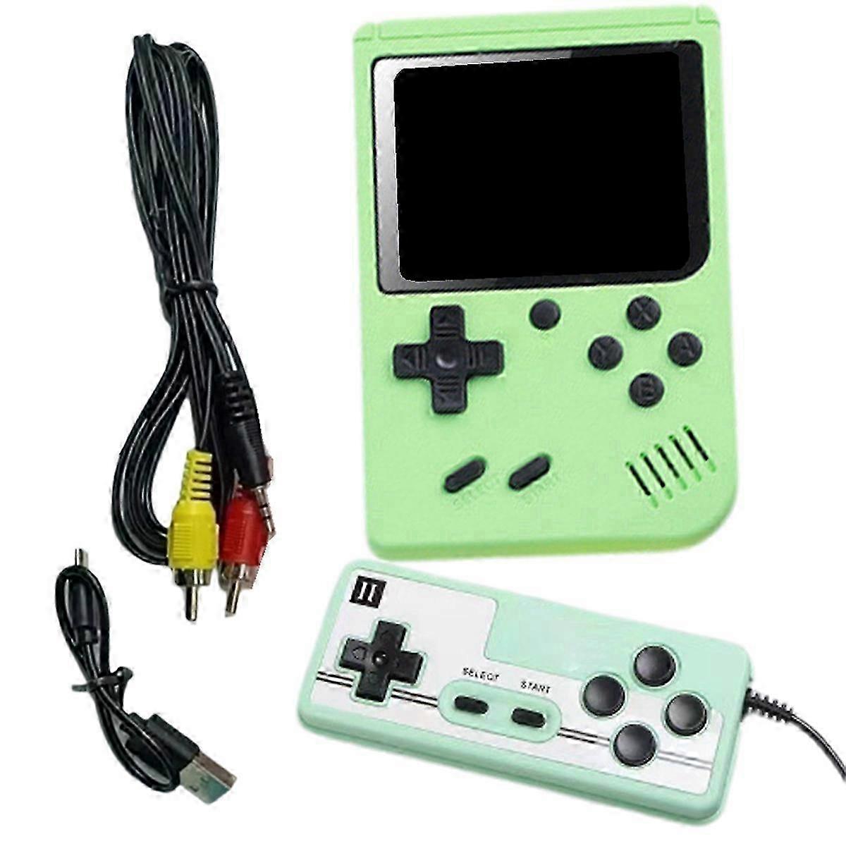 Handheld Video Game Console Mini LCD Kids Color Game Player Green