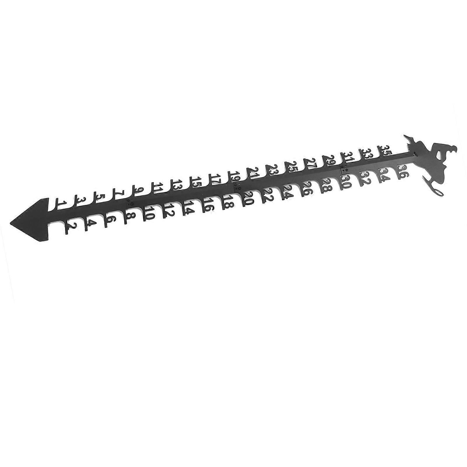 Medidor de Neve de Ferro de 36 Polegadas para Medição de Neve ao Ar Livre 46in