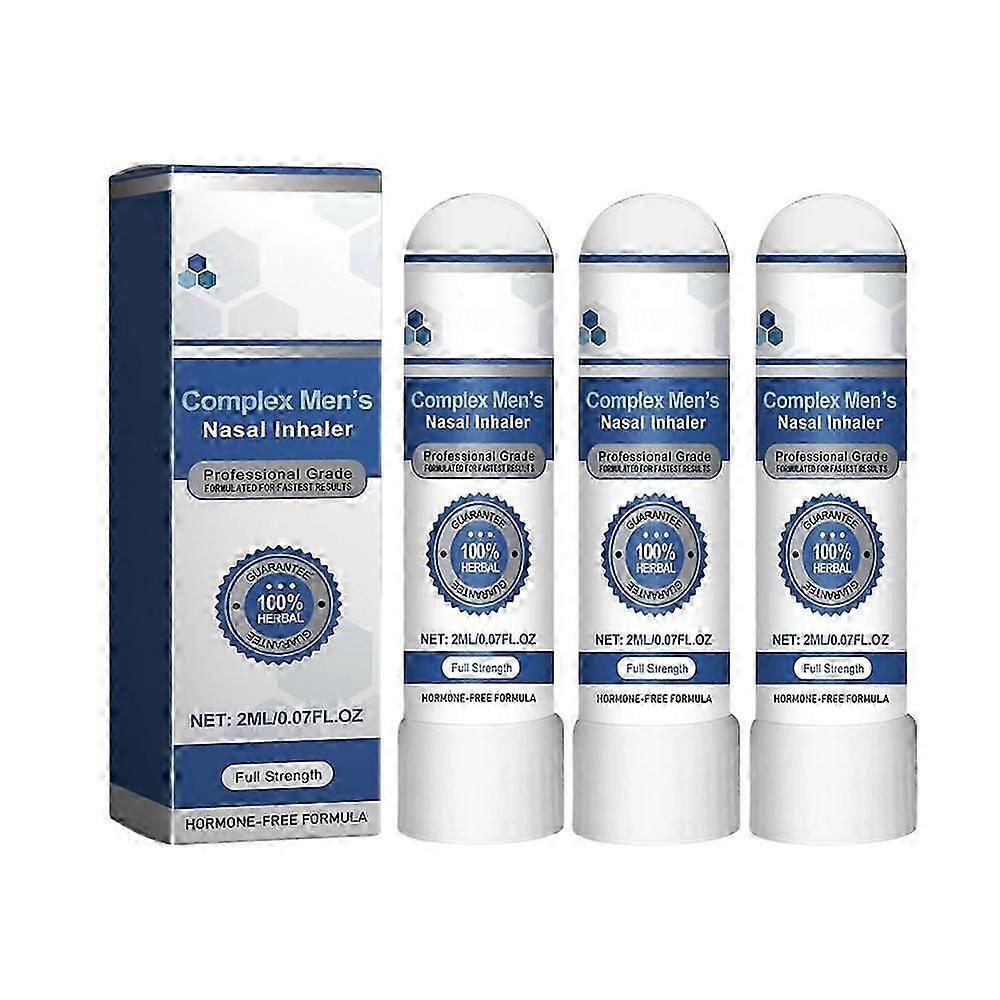 Mens Energy Boosting Nasal Suction Stick Natural Safe Formulation For Daily Use