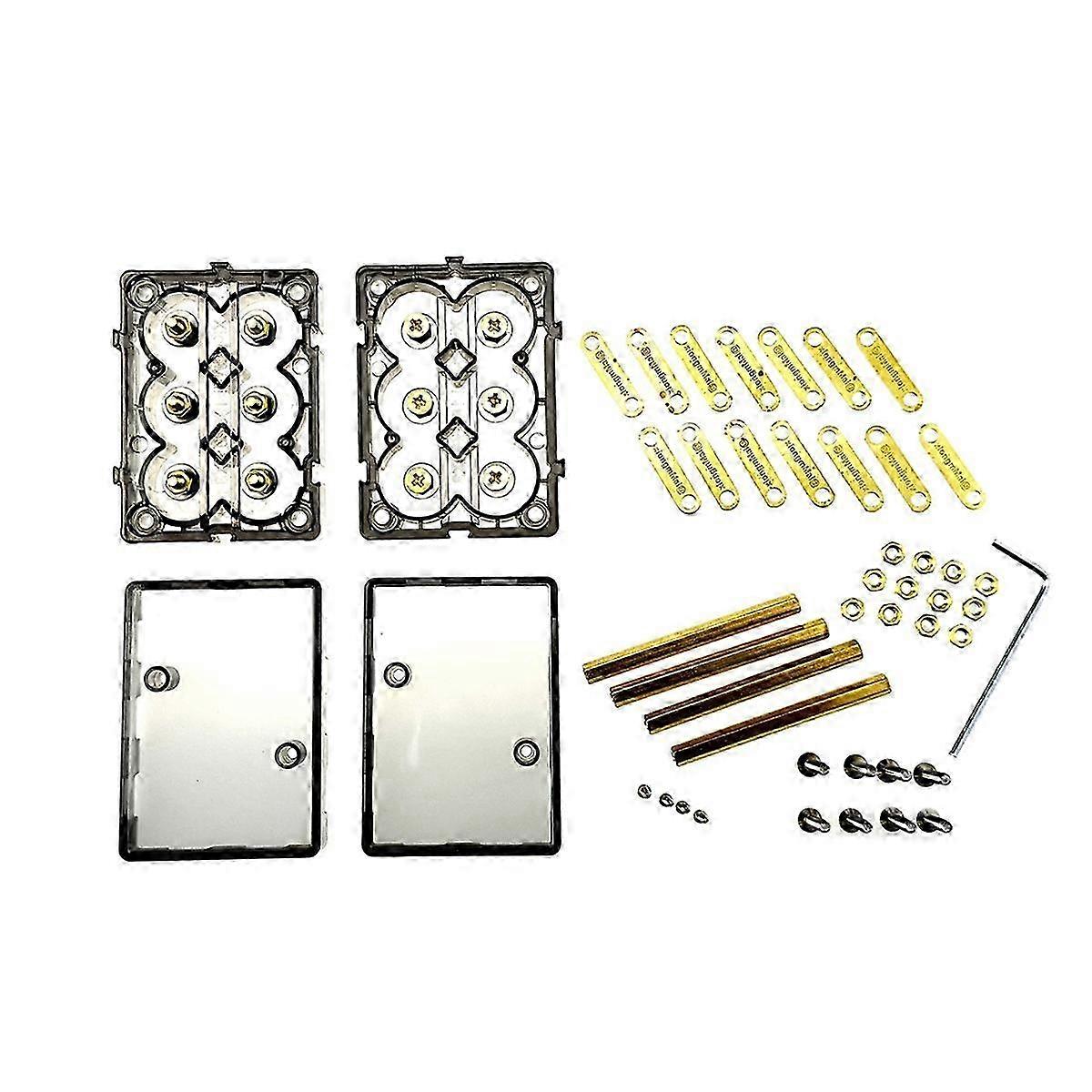 DIY Tool Battery Box for 12V 24V 48V Energy Storage Kit 18650-6