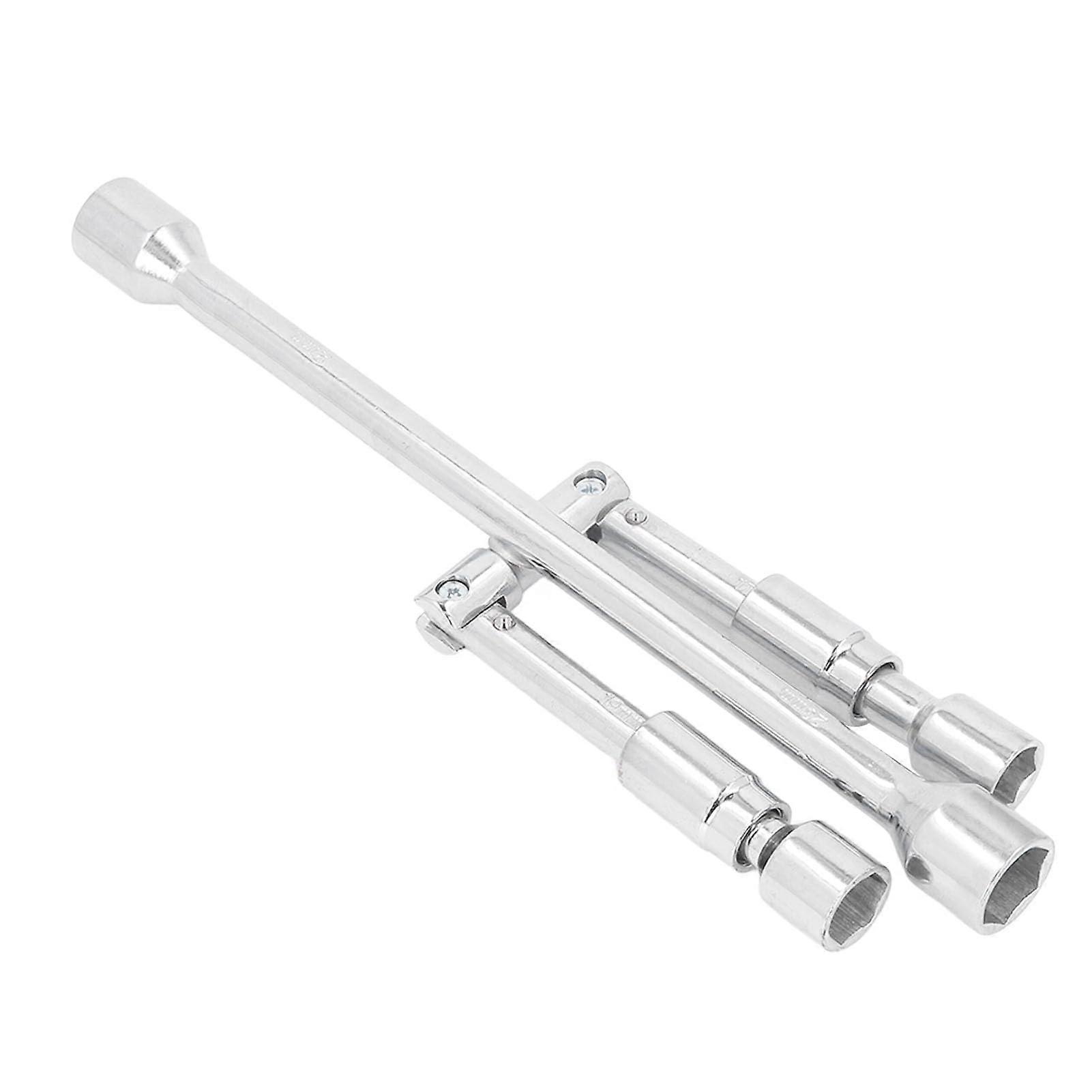Folding Lug Wrench 14Inch 4Way Tire Tool, Collapsible Wheel Nut Tool for Car, Truck, SUV, Emergency