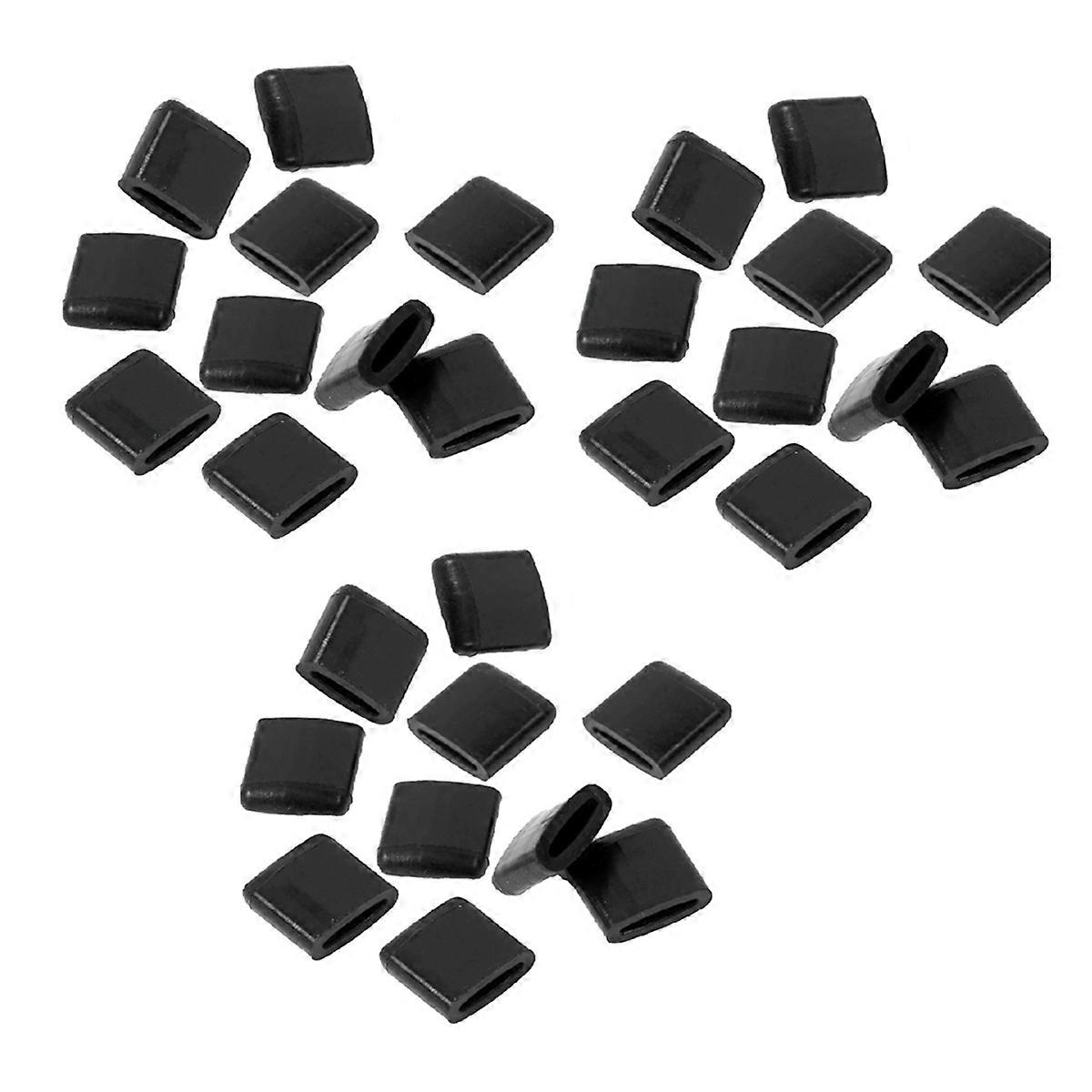 30pcs Square Corner Protector Air Fryer Parts Silica Gel Buffer Corner Protector Baking Tray Mat Kitchen Tool