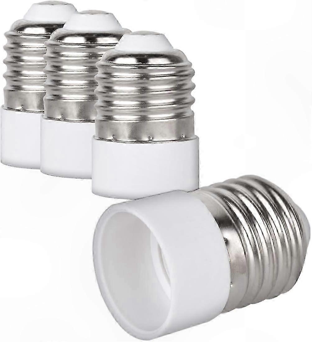 E27 to E14 Socket Adapter for Halogen and LED Bulbs - 4 Pack Lamp Holder Converter
