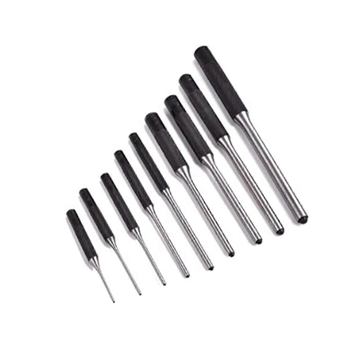 13 Pieces Roll Pin Punch Hollow End Punch Tool Mechanics Removing Repair Tool with Carry Case Steel