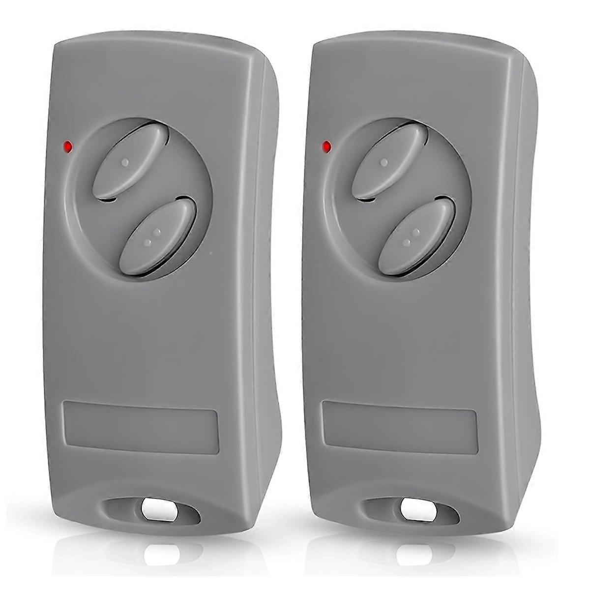 2pack Garage Door Opener Remote Control for RSE2-433, RSC2-433, RSZ1-433, Handheld Transmitter 433MHz